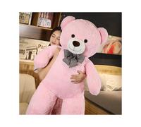 (Pink, 95cm) High Quality Giant American Bear Plush Doll Soft Stuffed Animal Teddy Bear