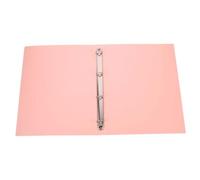 Pink A4 Four Hole Loose Leaf File Binder Pp Metal Multi Function