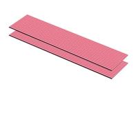 Pink Acoustic Panels - 240 x 60 cm - 21 mm - Pack of 2 - 2.88 m² - Wall Decoration & Sound Insulation