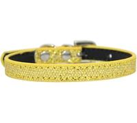 Pink Adjustable Pet Collar with Rhinestones Cats Dogs Collar Leather Decoration Diamond Dog Necklace for Pet Small Dogs,rhinestones sky blue,1.0x25cm-Gold-1.0x30cm