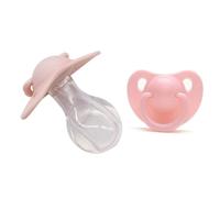 (pink) Adult Pacifier Comfortable Silicone Soothing Pacifier Soothes Anxiety And Stress Ergonomic Design Fit Anxious People