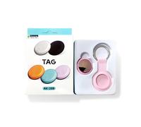 (Pink-Airtag) Smart Airtag Bluetooth GPS Tracker Work with Android&iOS System Air Tag Tracker Mini Locator Pet Key Finder