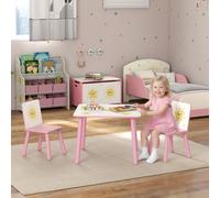 Children Table and Chair Set Furniture for Bedroom, Nursery, Playroom AIYAPLAY Pink One Size