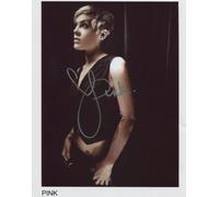 Pink (Alicia Beth Moore) SIGNED Photo 1st Generation PRINT Ltd 150 + Certificate (1)