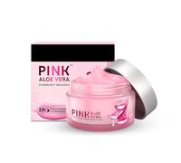 Pink Aloe Vera Overnight Replenish Gel | Vitamin E & Hyaluronic Acid | Deep Hydration | Lightweight, Non-Sticky & Absorbent | Skin Tightening, Nourishing, & Anti-Aging | 50g (Pack Of 1)
