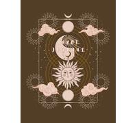 Pink and Beige Sun Moon 100 Page Daily Tarot Reading Journal