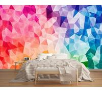 Pink and Blue Gradient Wallpaper 200x150cm Abstract Texture Wallpaper Murals,for Living Room Not Self Adhesive Wall Paper Large Mural & Room Decor