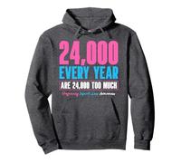 Pink And Blue Pregnancy & Infant Loss Awareness Month Pullover Hoodie