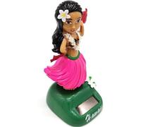 Pink and Green Funny Dashboard Decor Cute Bobblehead Car Dashboard Decorative|home Decor office Decor,Hawaii Solar Dancing Girl for Car Dashboard Home Gifts Solar Power Kits