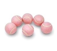 Pink and Pastel Coloured Tennis Balls, Loose Packed | ITF Approved Type 2 Ball, Pressureless | Made in UK! | Perfect for Training and Match Play | Stand out from the Crowd! | (Pastel Pink, 100 Balls)