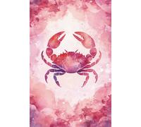 Pink and Purple Cancer Zodiac Sign Journal