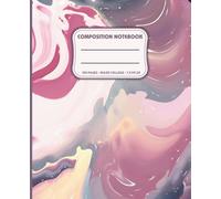 Pink and Purple Galaxy Marble Composition Notebook - Aesthetic Cosmic Journal, College Ruled, 120 Pages (7.5 x 9.25 in): Beautiful abstract ... journaling, writing, or creative note-taking.