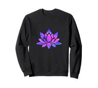 Pink and Purple Lotus Flower Sweatshirt