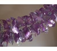 PINK AND SILVER HOLLY GARLAND