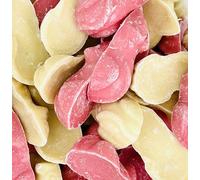 Pink and White Mice Chocolate 1kg Bag Resealable Pouch Retro Chocolates