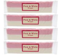 Pink and White Nougat Bars - Four bars of 130g each