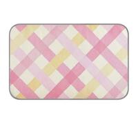 Pink and Yellow Cross Summer Cooling Dog mat Self Cooling cat Blankets for Indoor Cats for Chihuahua Indoor Cats Cute tapete refrescante para mascotas M