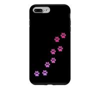 Pink Animal Paw Print Pattern Cute Cats Pets Kitten Paws Case for iPhone 7 Plus/8 Plus