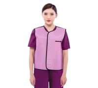 Pink Anti-Static X-Ray Protection Vest, Soft Lead Apron for Doctors & Radiographers, Lightweight Radiation Shield Medical clothing(0.35mmpb,L)