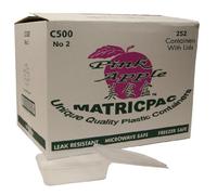 Pink Apple C500 Unique Quality Plastic Containers 35 g (Pack of 252)