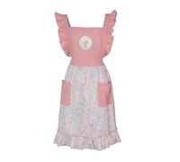 Pink Apron - Kitchen Apron, Aprons for Women, Pink Kitchen Apron, Pink Kitchen Accessories, Kitchen Aprons for Women, Cooking Aprons for Women, Frilly Apron, Nail Tech Apron,Christmas Aprons for Women