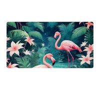Pink Art Flamingo-1250 Kitchen Mat,Cushioned Waterproof Kitchen Rug, Non Slip Comfort Kitchen Rug for Kitchen Decor Sink Office,15.7"x29.5"in