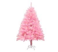 Pink Artificial Christmas Tree, PVC Material, For Shopping Mall Window Decoration(1.2m/4ft-Tip)