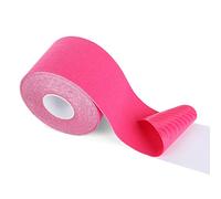 Pink Athletic Kinesiology Tape for Joint & Muscle Relief - Physio Tape Uncut Roll 5cm Wide x 5m Long