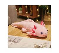 (Pink) Axolotl Cute Animal Salamander Plush Toy Hexagonal Dinosaur Soft Doll Kid Gift
