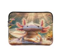 Pink Axolotl Underwater Case Laptop, Thin Laptop Covers 15.6 Inch for Women Men