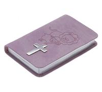 Pink Baby Bible CSB with Sterling Silver Cross Christening Gift British Made