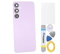 Pink Back Panel Cover Replacement for Samsung Galaxy A35 with Pre-cut adhesive Rear Camera's Frame and Glass Cover and Installation Tool Kit