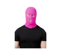 Smiffys Balaclava Ski Mask, Neon Pink, Halloween Fancy Dress Accessory, Bank Robber/Burglar Dress Up Hats