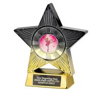 Pink Ballerina Ballet Dancer Superstar Award 110mm Trophy (SM1) Engraved Free