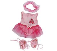 Pink Ballet Ballerina Outfit - 16"/40cm Teddy Bear Clothes Outfit - BEAR NOT INCLUDED