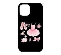 Pink Ballet Princess Tutu Pointe Shoes Swan Ballet Dancer Case for iPhone 12/12 Pro