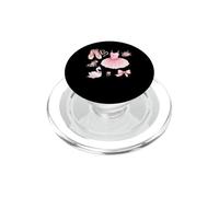 Pink Ballet Princess Tutu Pointe Shoes Swan Ballet Dancer PopSockets PopGrip for MagSafe