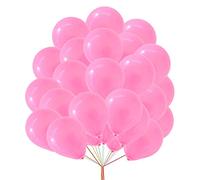 Pink Balloons 12 Inch Party Balloons for Pink Theme Birthday Party Wedding Baby Shower Princess Party Anniversary Decorations 50 pcs Balloon Pack