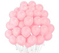 Pink Balloons 60PCS 12 Inch Baby Pink Balloon Arch Kit Latex Balloons for Weddings Birthday Valentine's Day Gender Reveal Graduation Engagement Baby Shower Princess Theme Girls Party Decorations
