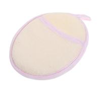 Pink Bamboo Fiber Bath Sponge Washcloth for Newborns | Soft Gentle Absorbent Mitt, for Face and Hands during Baths, Reusable Bamboo Fibre Sponge
