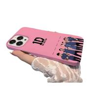 Pink Band Harry Niall Styles Tour Horan One 1D Direction Fan Girl Custom Compatible With iPhone 11 12 13 14 15 16 Pro Max Plus Mini Bumper Case Custom Design Name Protective Cover Silicone