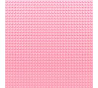 (Pink) Baseplate Base Plates Building Blocks 32 x 32 Dots Compatible for LEGO Boards