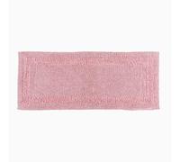 (Pink, Bath Mat Runner) Luxury Reversible Cotton Bath Mat