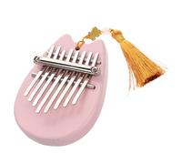 Pink Bear Mini Thumb Piano 8 Note Acrylic Kalimba for Beginners