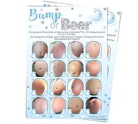 Pink Bee Parties Bump or Beer Game in Over The Moon Theme - Blue Baby Shower Game - 10 Players