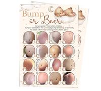 Pink Bee Parties Bump or Beer Game in Teddy Bear Theme - Baby Shower Game - 20 Players