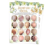 Pink Bee Parties Bump or Beer - Safari Theme Baby Shower Game - 40 Players