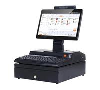 Pink Beryl 14.1 inch touch screen, cash register, keyboard, 58mm built-in printer, complete package, POS computer, factory point of sale, cash register for trade and