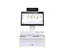 Pink Beryl 14.1 Inch Touch Screen, Cash Register, Keyboard, Built-in 58mm Printer, Complete Pack, POS Computer, Factory POS, Cash Register For Business and Business (White)