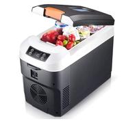 Pink Beryl 20l car refrigerator, electric laptop fridge 12/24/220v, for car, camping, truck, boat and hoga, outdoor camping